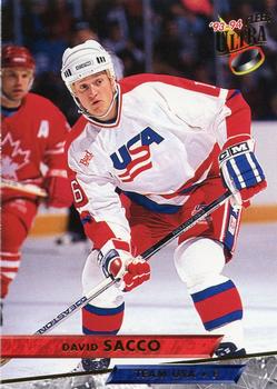 #497 David Sacco - USA - 1993-94 Ultra Hockey