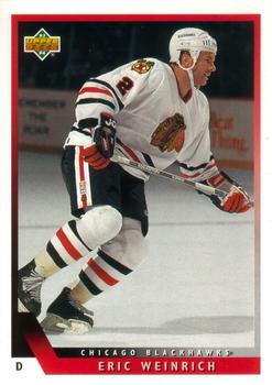 #497 Eric Weinrich - Chicago Blackhawks - 1993-94 Upper Deck Hockey