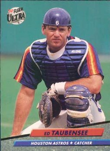 #497 Eddie Taubensee - Houston Astros - 1992 Ultra Baseball