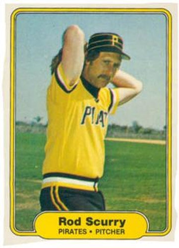#497 Rod Scurry - Pittsburgh Pirates - 1982 Fleer Baseball