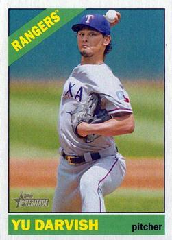 #497b Yu Darvish - Texas Rangers - 2015 Topps Heritage Baseball