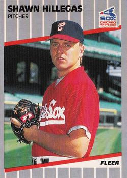 #498 Shawn Hillegas - Chicago White Sox - 1989 Fleer Baseball