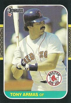 #498 Tony Armas - Boston Red Sox - 1987 Donruss Baseball