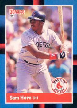 #498 Sam Horn - Boston Red Sox - 1988 Donruss Baseball