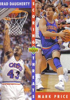 #498 Brad Daugherty / Mark Price - Cleveland Cavaliers - 1992-93 Upper Deck Basketball