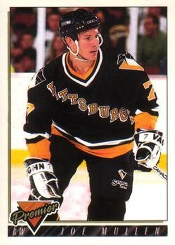 #498 Joe Mullen - Pittsburgh Penguins - 1993-94 O-Pee-Chee Premier Hockey