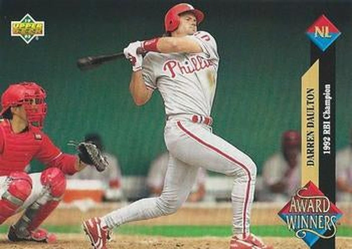 #498 Darren Daulton - Philadelphia Phillies - 1993 Upper Deck Baseball