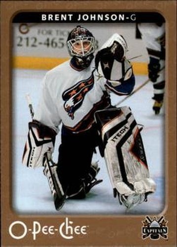 #498 Brent Johnson - Washington Capitals - 2006-07 O-Pee-Chee Hockey