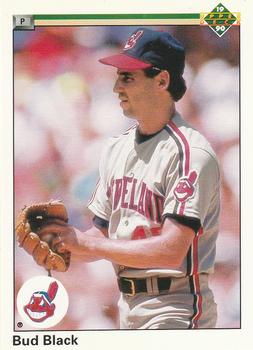 #498 Bud Black - Cleveland Indians - 1990 Upper Deck Baseball