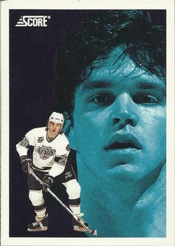 #498 Luc Robitaille - Los Angeles Kings - 1992-93 Score USA Hockey