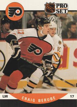 #498 Craig Berube - Philadelphia Flyers - 1990-91 Pro Set Hockey