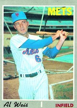 #498 Al Weis - New York Mets - 1970 Topps Baseball