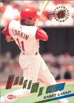 #498 Barry Larkin - Cincinnati Reds - 1995 Stadium Club Baseball