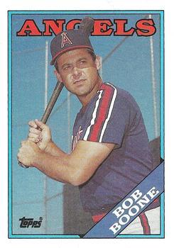 #498 Bob Boone - California Angels - 1988 Topps Baseball