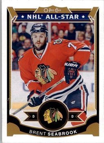 #498 Brent Seabrook - Chicago Blackhawks - 2015-16 O-Pee-Chee Hockey