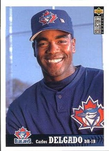 #498 Carlos Delgado - Toronto Blue Jays - 1997 Collector's Choice Baseball