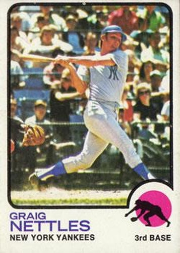 #498 Graig Nettles - New York Yankees - 1973 Topps Baseball