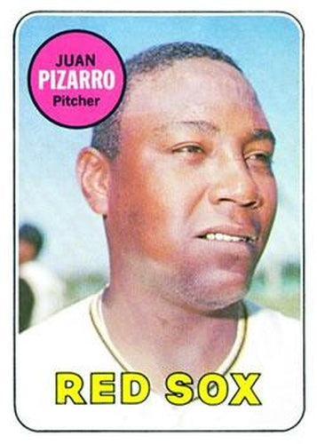 #498 Juan Pizarro - Boston Red Sox - 1969 Topps Baseball