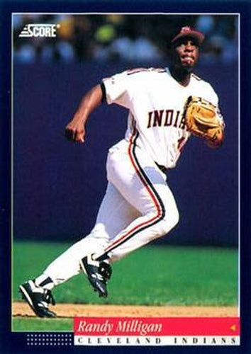 #498 Randy Milligan - Cleveland Indians -1994 Score Baseball