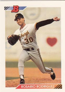 #498 Rosario Rodriguez - Pittsburgh Pirates - 1992 Bowman Baseball