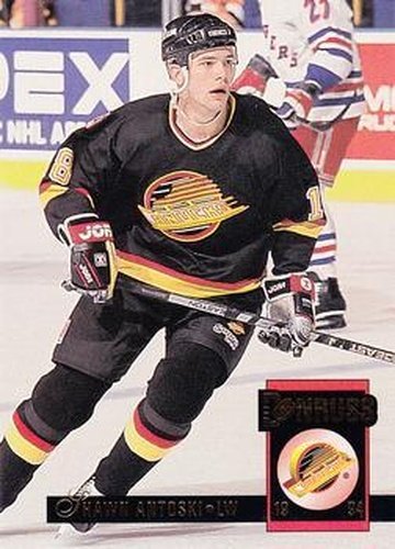 #498 Shawn Antoski - Vancouver Canucks - 1993-94 Donruss Hockey