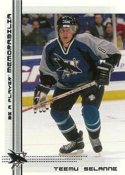 #498 Teemu Selanne - San Jose Sharks - 2000-01 Be a Player Memorabilia Hockey