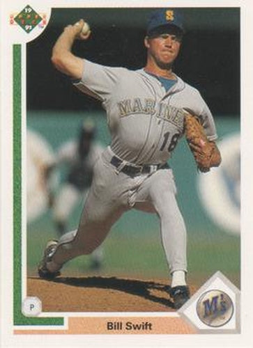 #498 Bill Swift - Seattle Mariners - 1991 Upper Deck Baseball