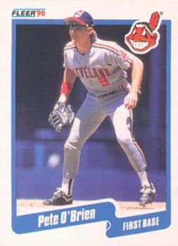 #498 Pete O'Brien - Cleveland Indians - 1990 Fleer USA Baseball
