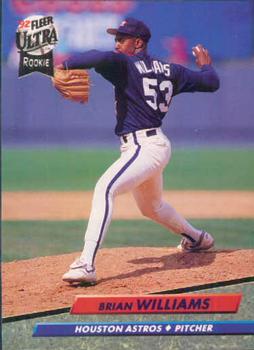 #498 Brian Williams - Houston Astros - 1992 Ultra Baseball
