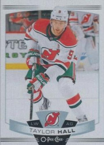 #498b Taylor Hall - New Jersey Devils - 2019-20 O-Pee-Chee Hockey