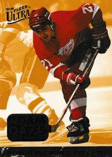 #3 Adam Oates - Detroit Red Wings - 1993-94 Ultra Hockey - Adam Oates Career Highlights