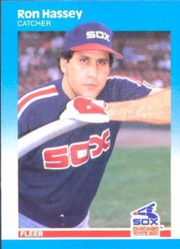 #499 Ron Hassey - Chicago White Sox - 1987 Fleer Baseball