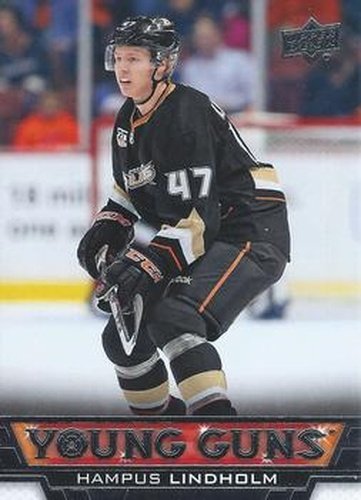 #499 Hampus Lindholm - Anaheim Ducks - 2013-14 Upper Deck Hockey