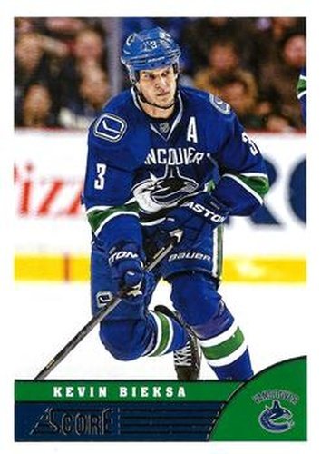 #499 Kevin Bieksa - Vancouver Canucks - 2013-14 Score Hockey