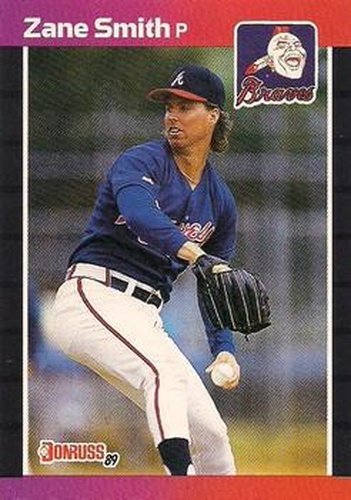 #499 Zane Smith - Atlanta Braves - 1989 Donruss Baseball