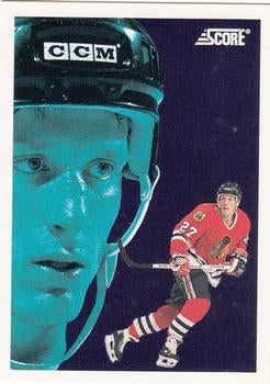 #499 Jeremy Roenick - Chicago Blackhawks - 1992-93 Score USA Hockey