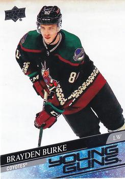 #499 Brayden Burke - Arizona Coyotes - 2020-21 Upper Deck Hockey