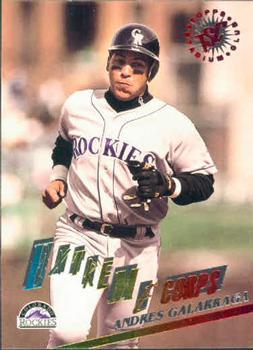 #499 Andres Galarraga - Colorado Rockies - 1995 Stadium Club Baseball
