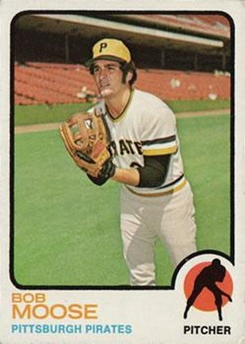 #499 Bob Moose - Pittsburgh Pirates - 1973 Topps Baseball
