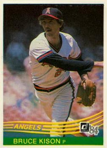 #499 Bruce Kison - California Angels - 1984 Donruss Baseball