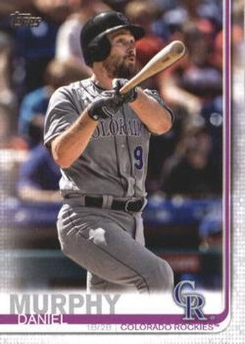 #499 Daniel Murphy - Colorado Rockies - 2019 Topps Baseball