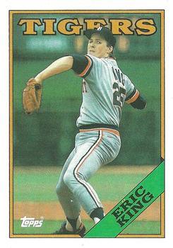 #499 Eric King - Detroit Tigers - 1988 Topps Baseball