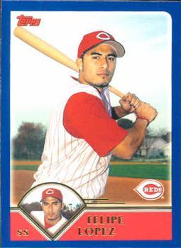 #499 Felipe Lopez - Cincinnati Reds - 2003 Topps Baseball