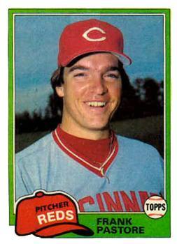 #499 Frank Pastore - Cincinnati Reds - 1981 Topps Baseball