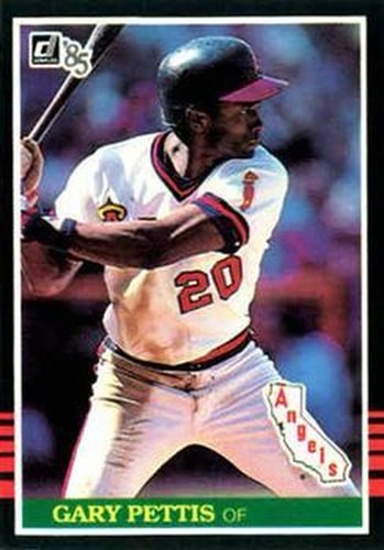 #499 Gary Pettis - California Angels - 1985 Donruss Baseball