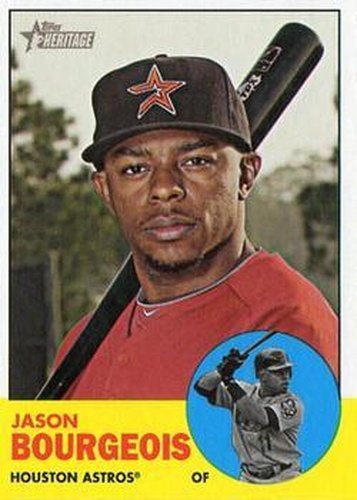 #499 Jason Bourgeois - Houston Astros - 2012 Topps Heritage Baseball