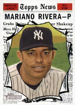 #499 Mariano Rivera - New York Yankees - 2010 Topps Heritage Baseball