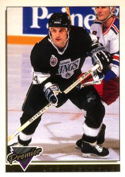 #499 Gary Shuchuk - Los Angeles Kings - 1993-94 O-Pee-Chee Premier Hockey - Gold