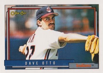 #499 Dave Otto - Cleveland Indians - 1992 O-Pee-Chee Baseball