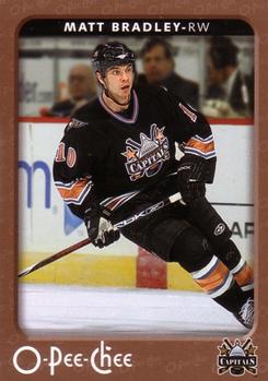 #499 Matt Bradley - Washington Capitals - 2006-07 O-Pee-Chee Hockey